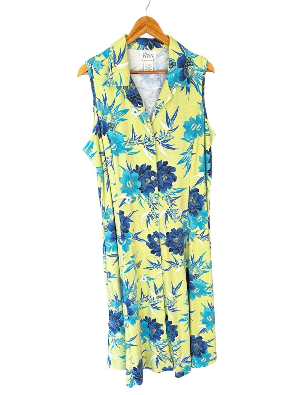 Vintage Floral Maxi Dress 20W Tropical Vibrant Bright Vacation Holiday Cruise